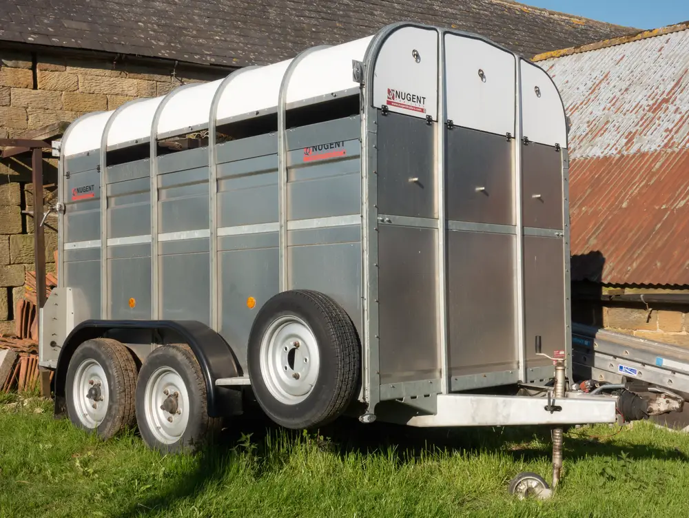 a bumper pull horse trailer